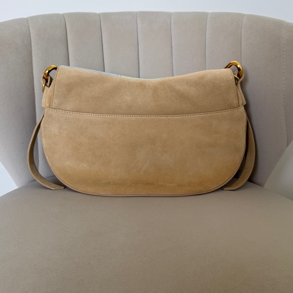 Coccinelle Magie Kaleidoscope Suede Patch Medium Shoulder Bag - Picture 9 of 11